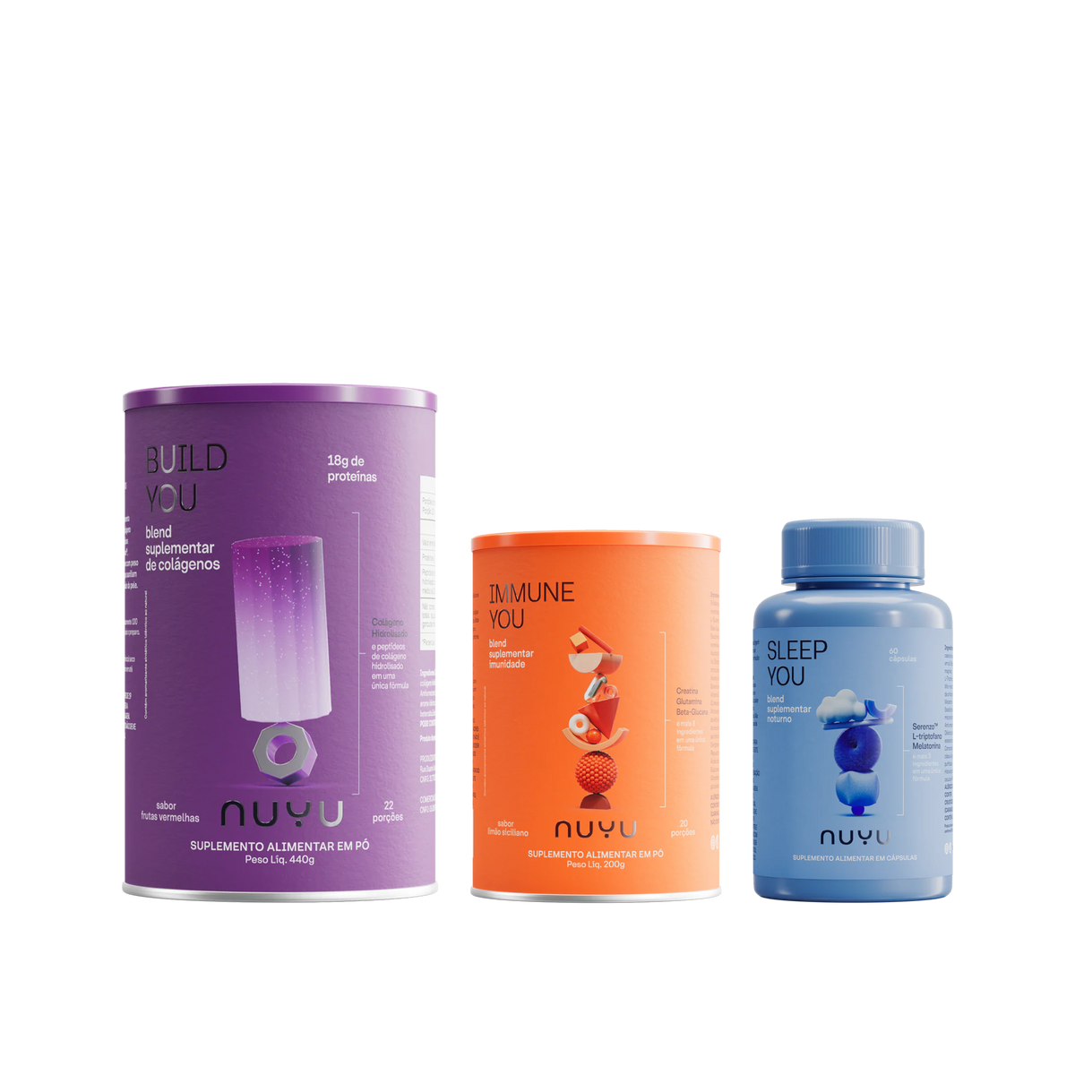 Kit BUILD YOU + IMMUNE YOU + SLEEP YOU